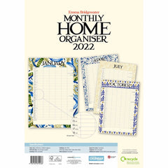 2022 Emma Bridgewater Blue Feather A3 Family Planner