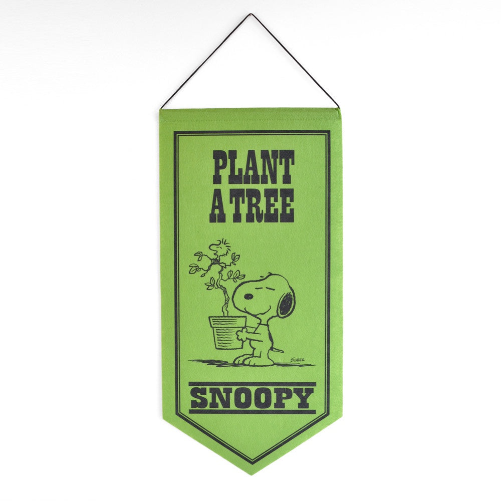 Plant a Tree Snoopy Pennant