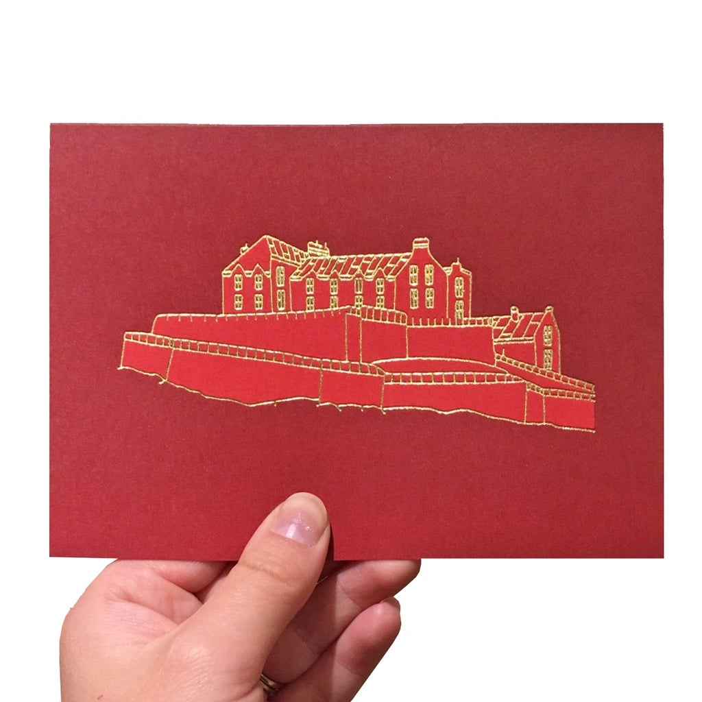 Edinburgh Castle Foiled Card