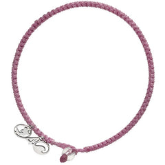 4Ocean Whale Shark Pink Braided Bracelet