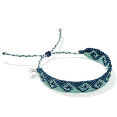 4Ocean Bali Wave Braid Bracelet Light Blue