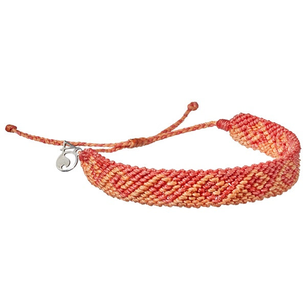 4Ocean Bali Wave Braid Bracelet Mai Tai Coral