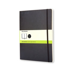Moleskine XL Plain Soft Cover Notebook Black