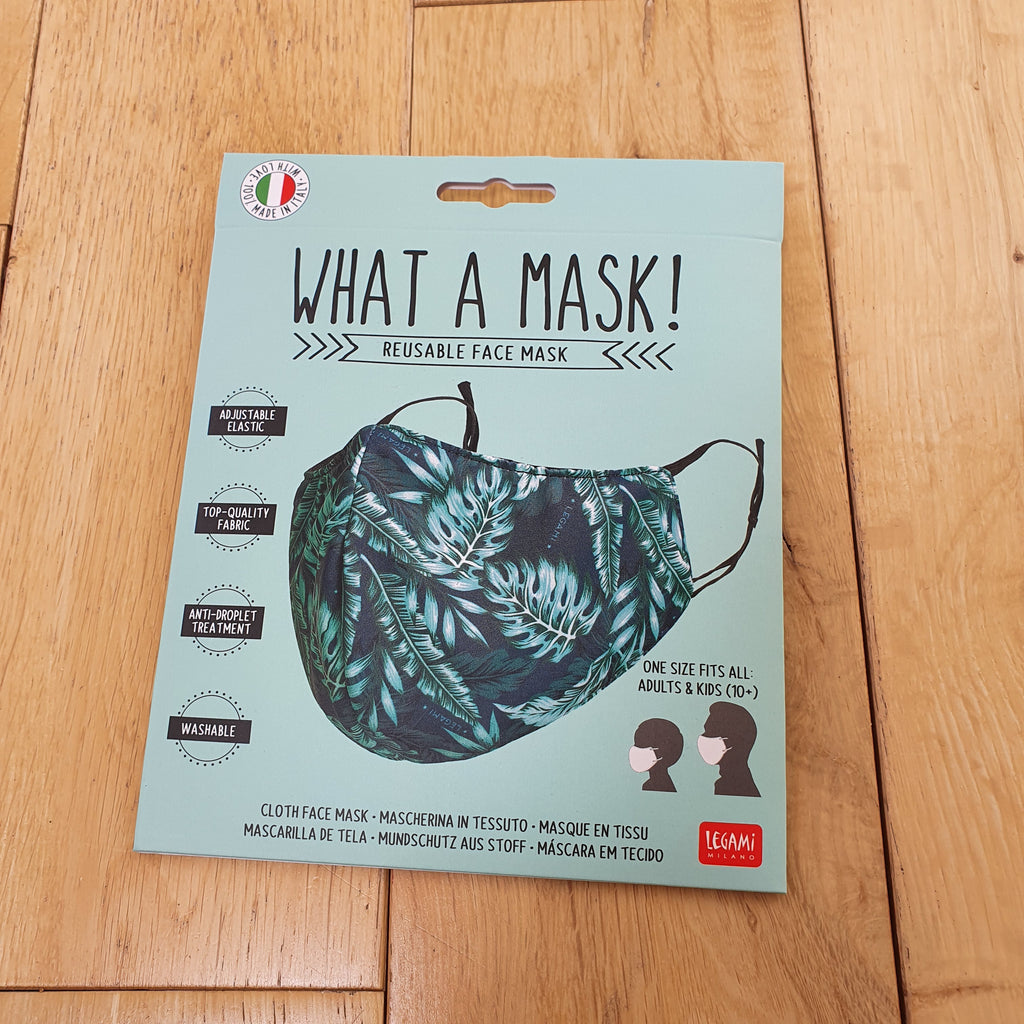 What A Mask! Reusable Face Mask - Jungle Design