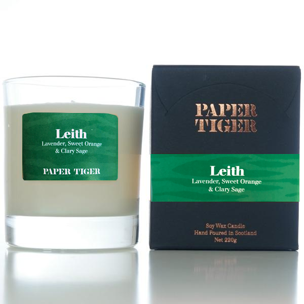 Paper Tiger Leith Lavender, Sweet Orange & Clary Sage Large Candle