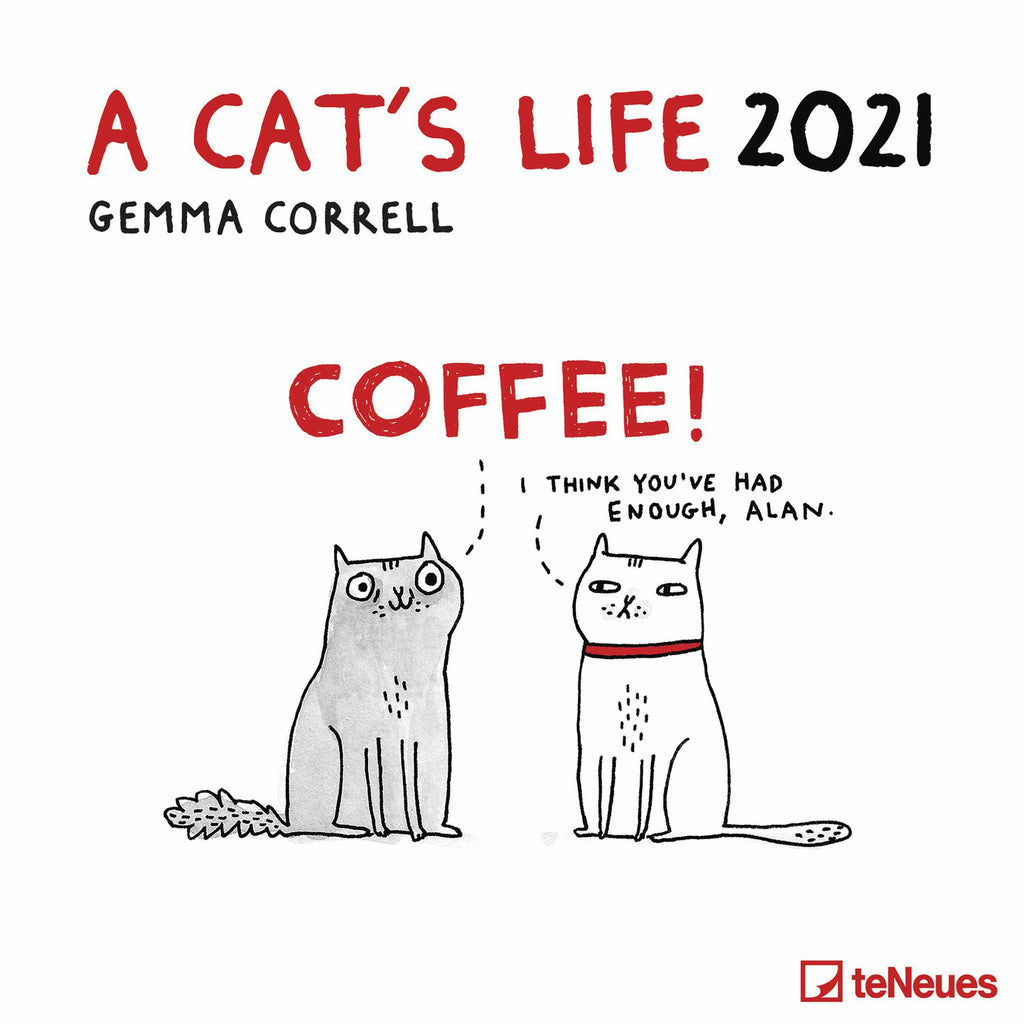 A Cat’s Life 2021 Wall Calendar by Gemma Correll