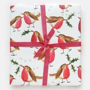 Painted Robins Sheet Wrap