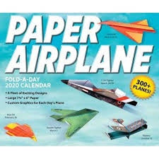 Paper Airplane Fold a Day 2020 Activity Calendar