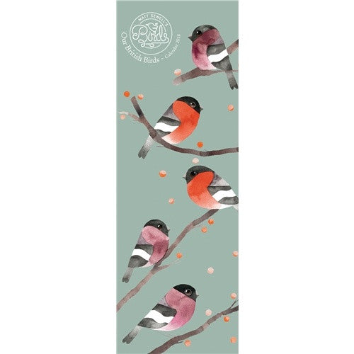 Matt Sewell's Our British Birds Slim Wall Calendar 2018