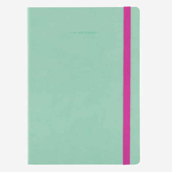 Large Squared Aqua Notebook - Paper Tiger