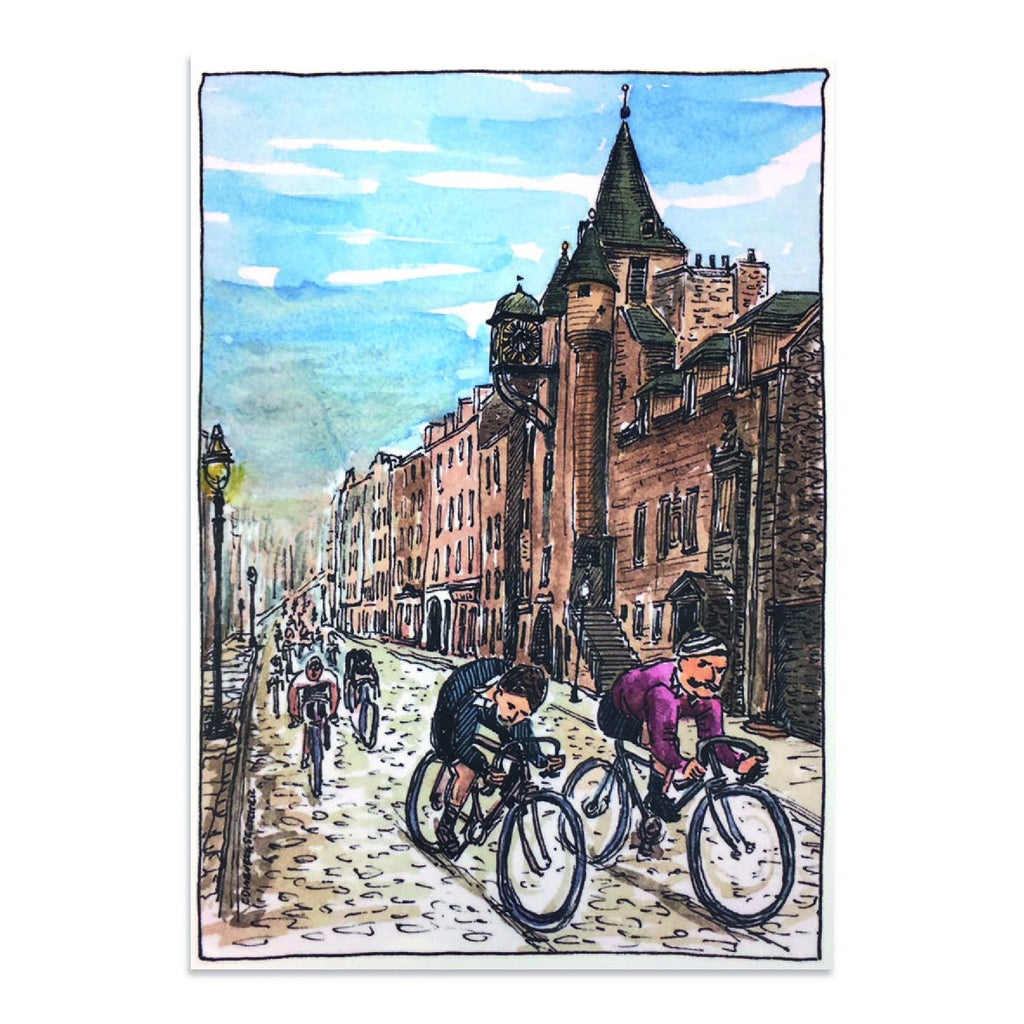 Victorian Cycles The Royal Mile Postcard