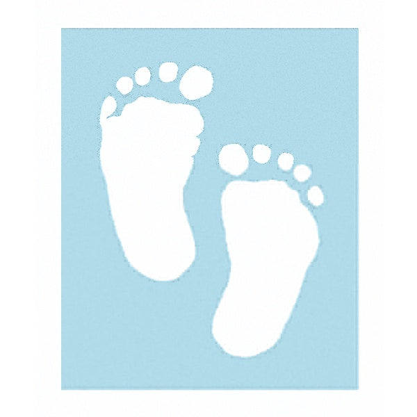 New Baby Blue Feet Card