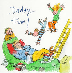 Daddy Time Father's Day Card blue