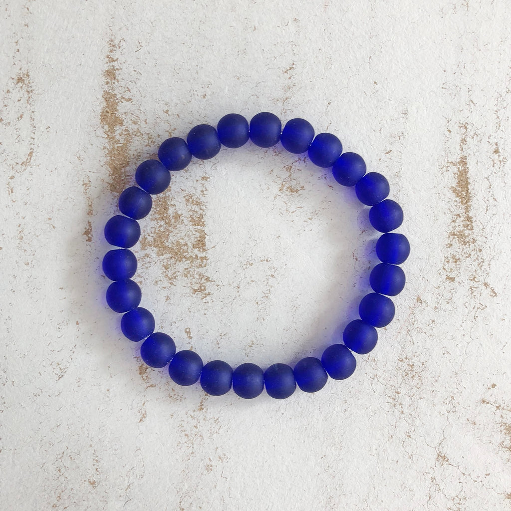 Nailo Translucent Cobalt Blue Bracelet