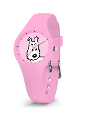 Tintin Watch - Snowy in Pink