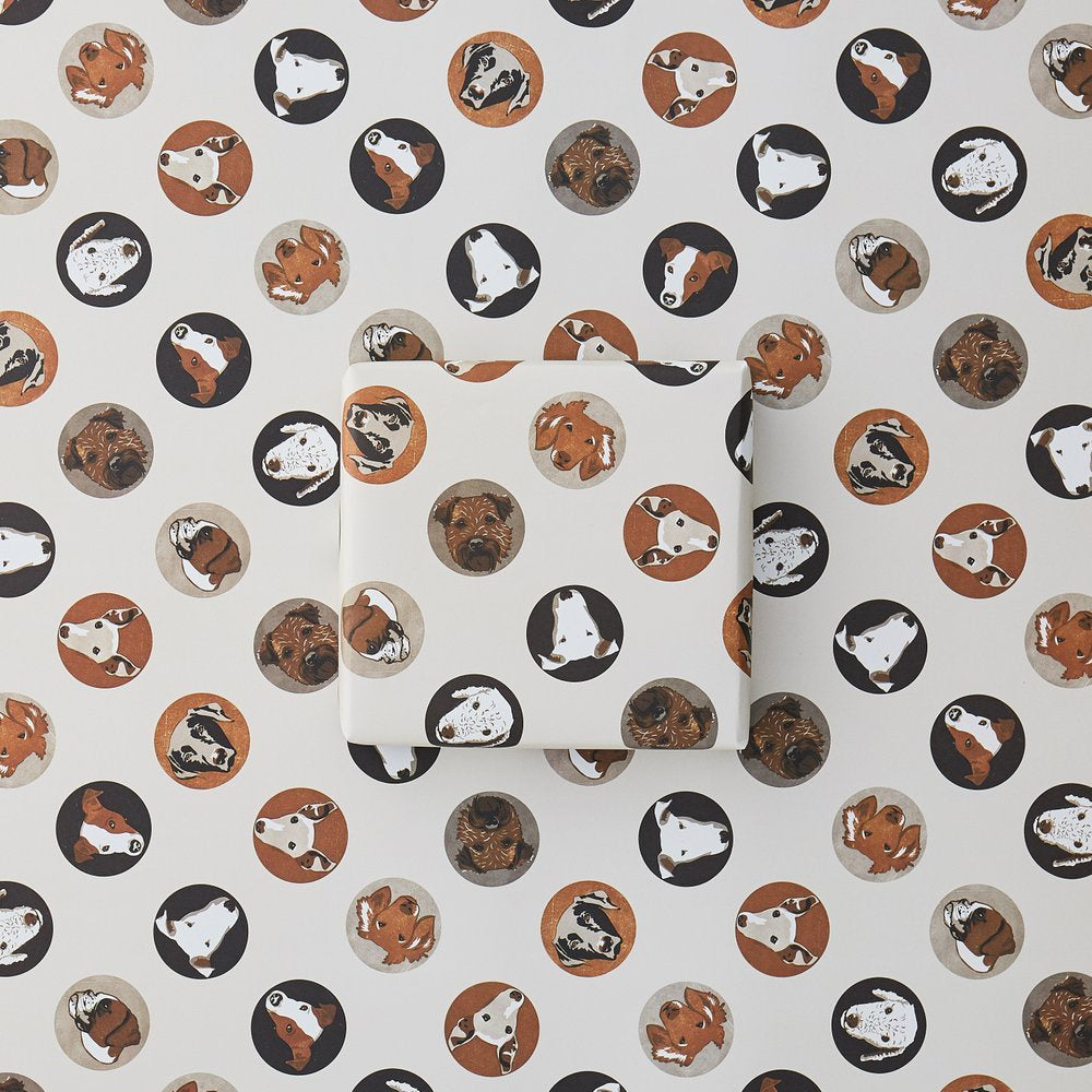 Dogs Cameo Sheet Wrap