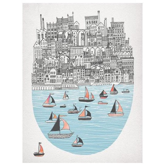 Boats by Joppa Card