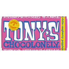 Tony’s Chocolonely White Raspberry Popping Candy