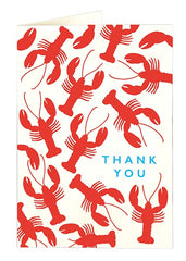 Lobster Thank You Card Pack