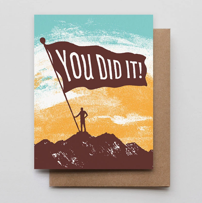 You Did It Mountain Card