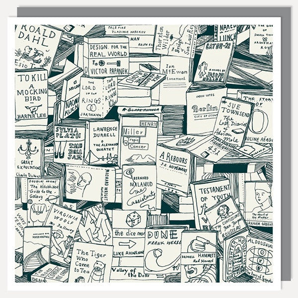 Books Sketch Card