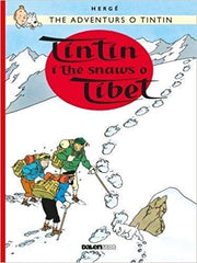 Adventurs O Tintin: The Snaws O Tibet (in Scots) Softback Book