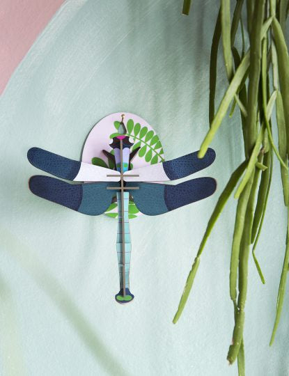 Blue Dragonfly Wall Decoration