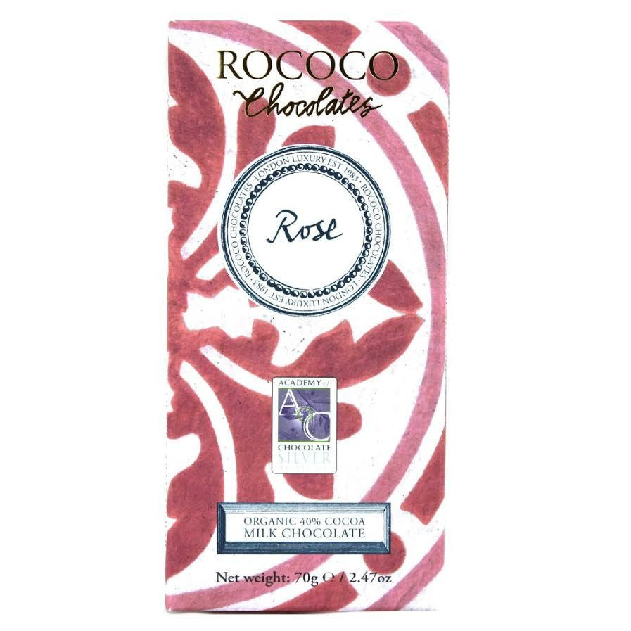 Rococo Organic Rose Milk Chocolate 40%