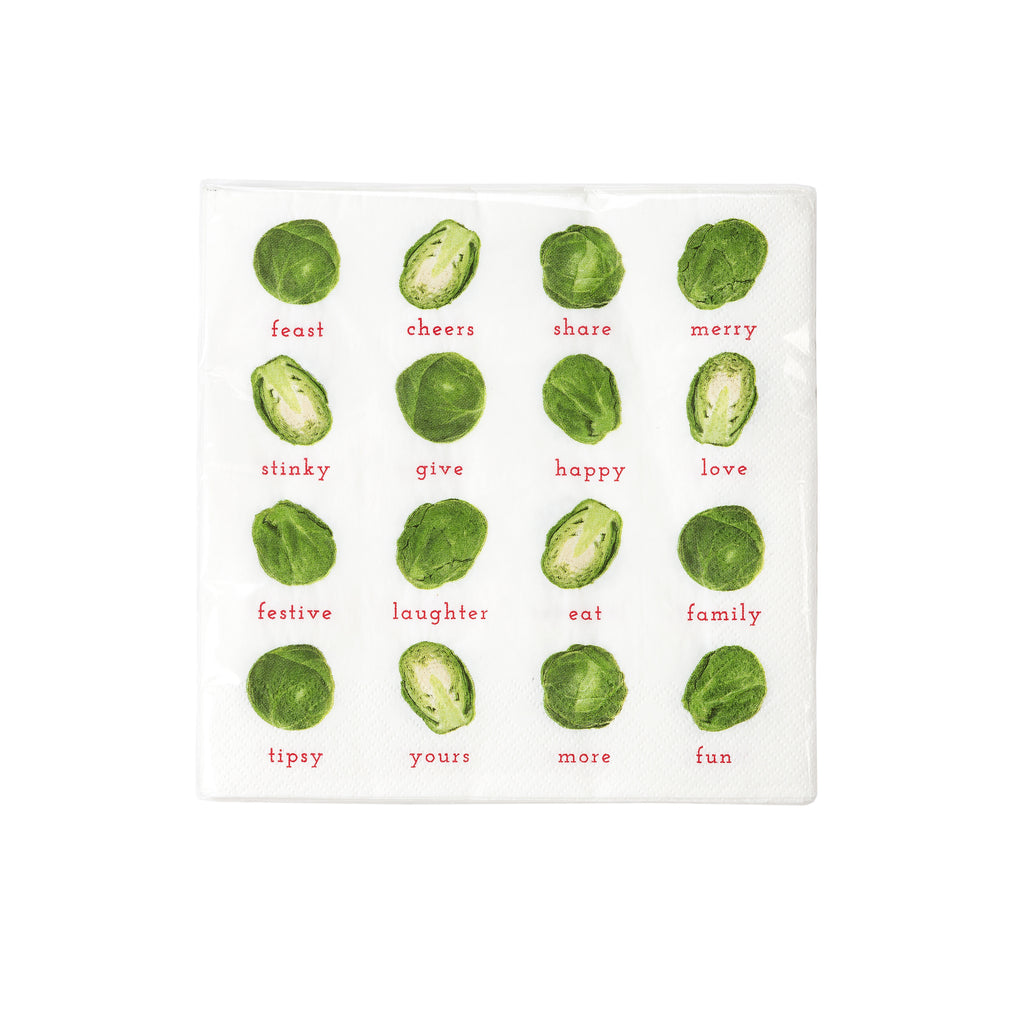 Botanical Sprout Christmas Napkins