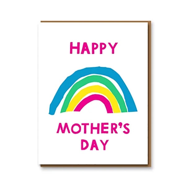 Happy Mother's Day Rainbow Card