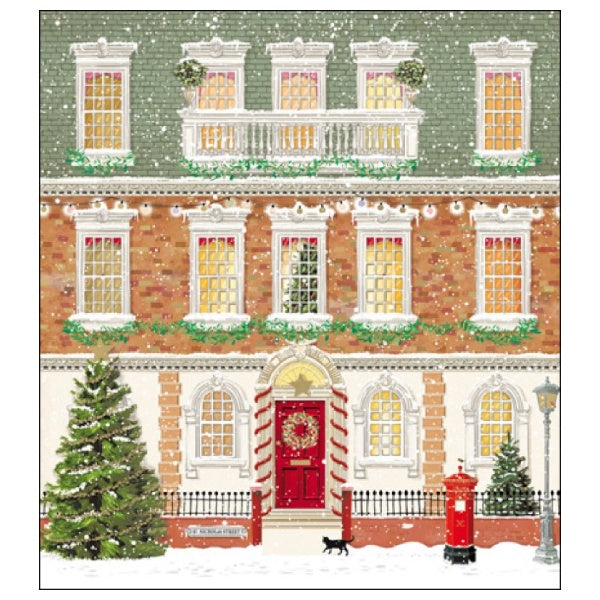 Winter Townhouse Box of 8 Christmas Cards