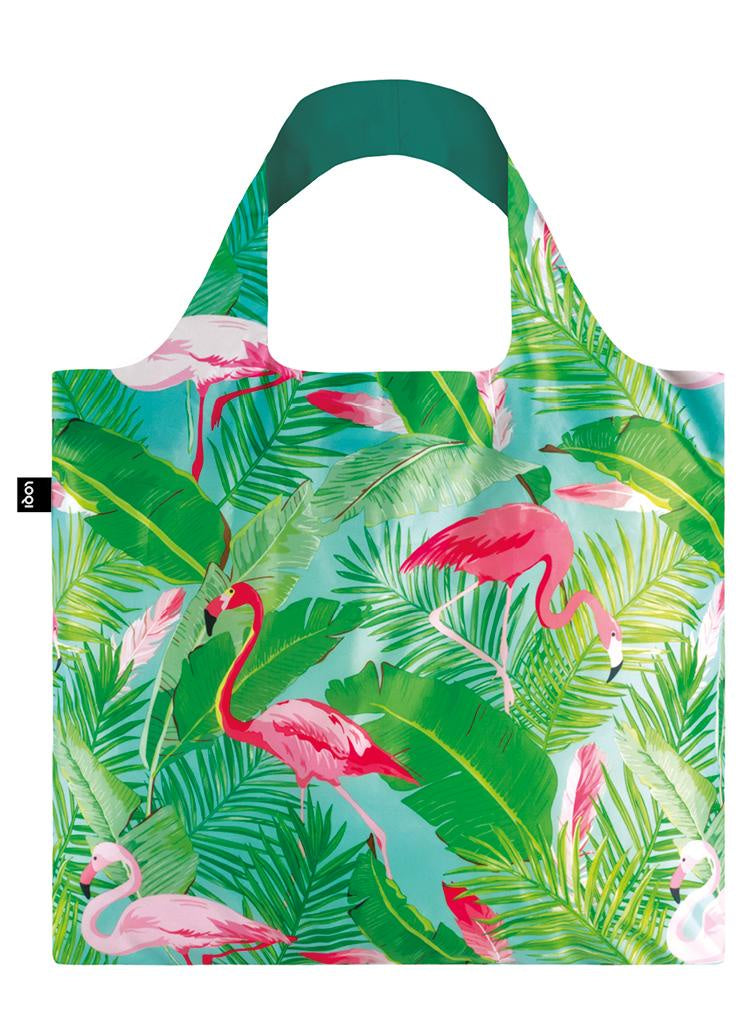 Loqi Wild Flamingos Reusable Bag
