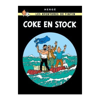 Coke En Stock Tintin Postcard