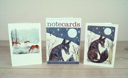 Gordy Wright Midnight Fox / Woodland Clearing Pack of 10 Notecards
