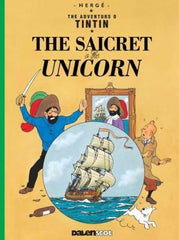 The Adventurs O Tintin: The Saicret a the Unicorn Softcover Book (Scots)