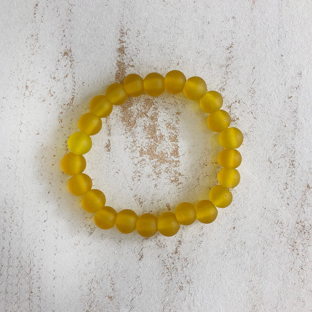 Nailo Translucent Lemon Yellow Bracelet