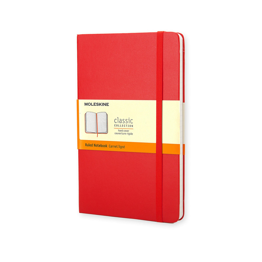 Moleskine Large Ruled Notebook Red