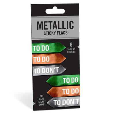 Metallic Sticky Flags To Do To Don't