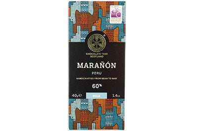 Bean To Bar Milk 60% Maranon Chocolate Nibs 40g