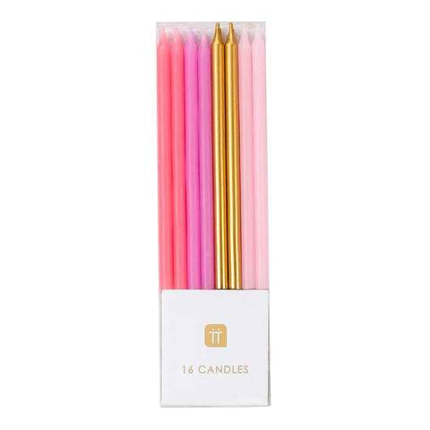 Rose Pink Mix Candles