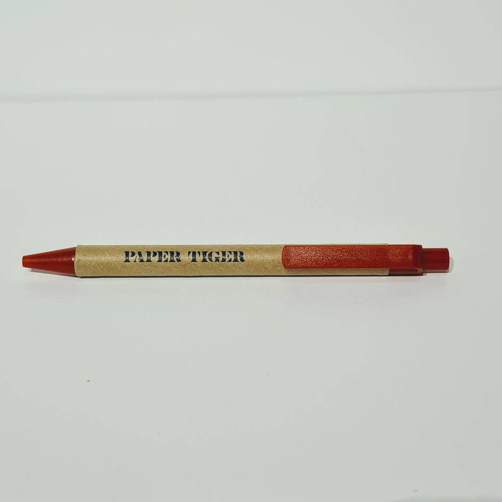 Paper Tiger Recycled Pen Red