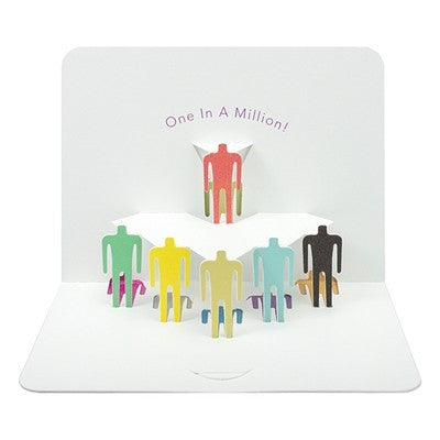 3D One in a Million Pop-Up Card