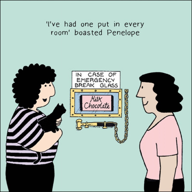 Emergency Break Glass by Rupert Fawcett Card