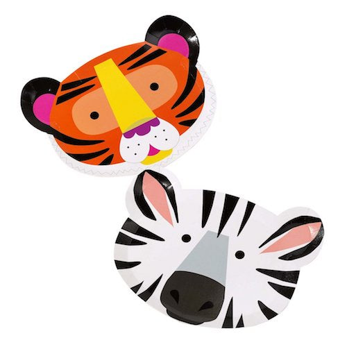 Party Animals Shaped Paper Plates Pack of 12