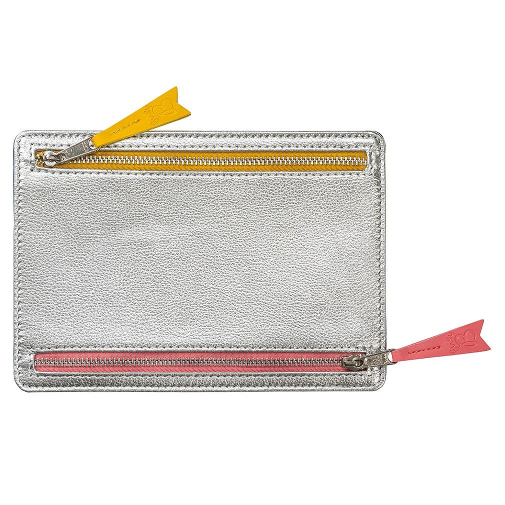 Busy B Silver Currency Purse