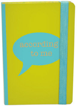 A6 According to Me Notebook