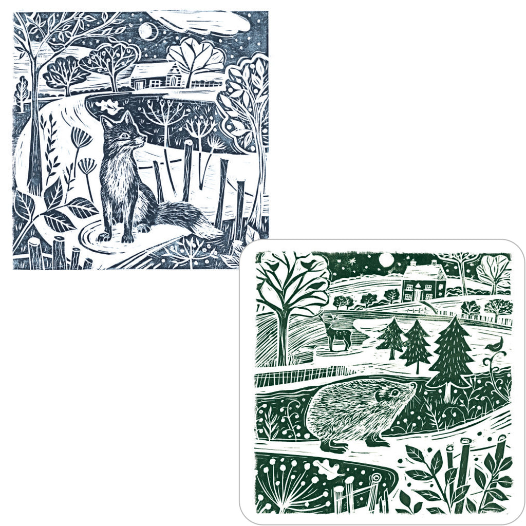 Moon & Meadow Twin Pack of Christmas Cards
