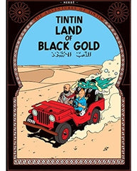 Land of Black Gold Tintin Postcard