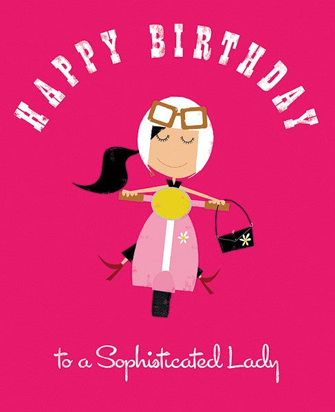 Happy Birthday to a Sophisticated Lady Card
