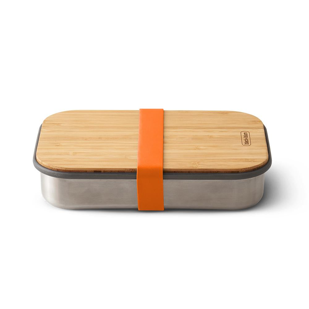 Stainless Steel & Orange Sandwich Box